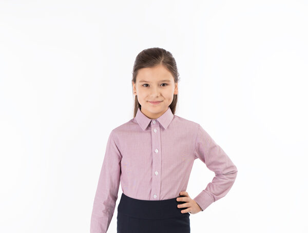 Marškiniai mergaitėms, bordo