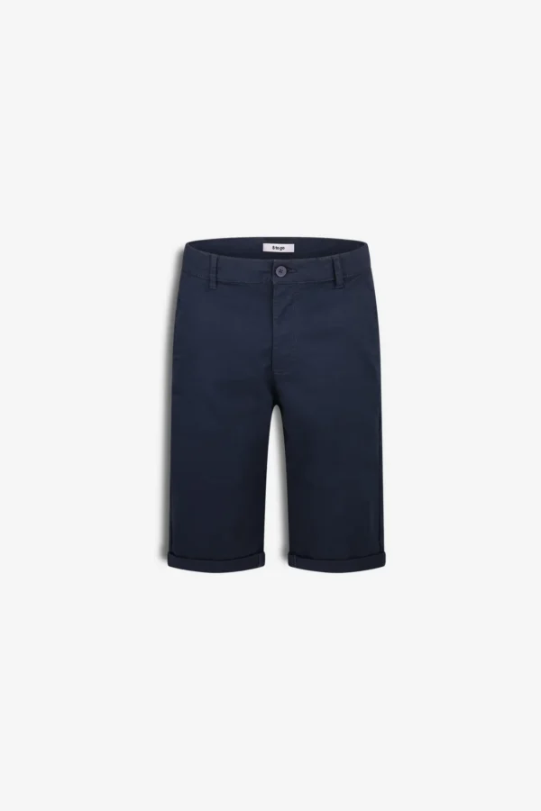 Chino_stiliaus_šortai_tamasiai_mėlyna_vaikinams_berniukams_mokyklai_uniforma (2) "Chino" stiliaus šortai, tamsiai mėlyni