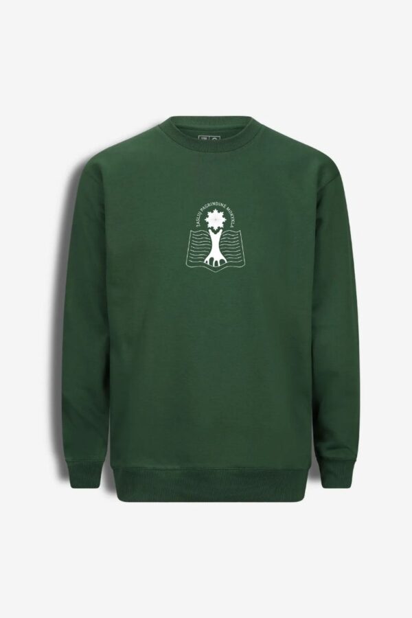 Kaišiadorių r. Žaslių pagrindinės mokyklos džemperis, žalia