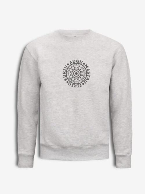 Kauno Juozo Urbšio progimnazijos džemperis, šviesiai pilka