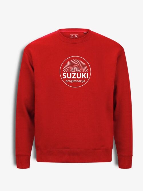 Kauno Suzuki progimnazijos džemperis, raudonas