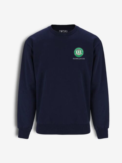 Rumšiškių A. Baranausko gimnazijos džemperis, mėlynas