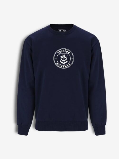 Ukmergės r. Taujėnų pagrindinės mokyklos džemperis, mėlynas