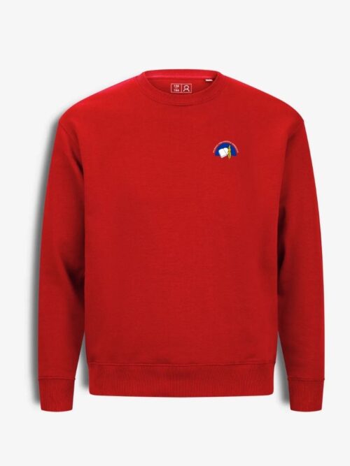 Vilniaus Fabijoniškių gimnazijos džemperis, raudonas