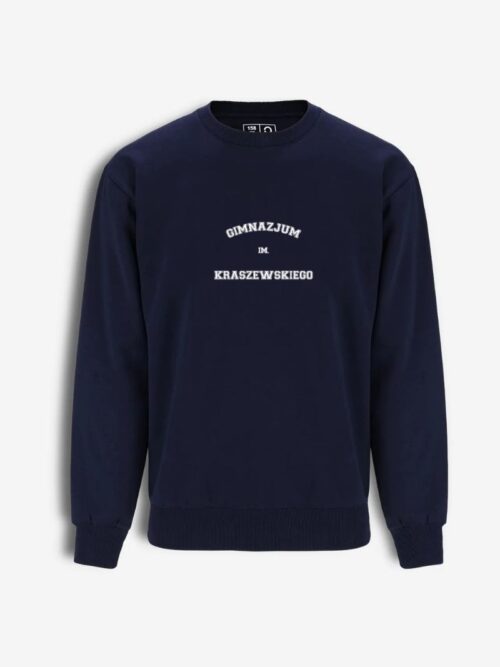 Vilniaus Juzefo Ignacijaus Kraševskio gimnazijos džemperis, mėlynas
