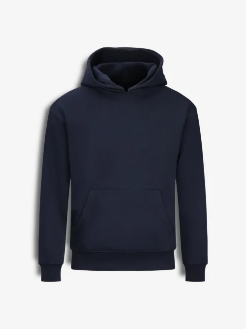 Džemperis su gobtuvu, mėlynas