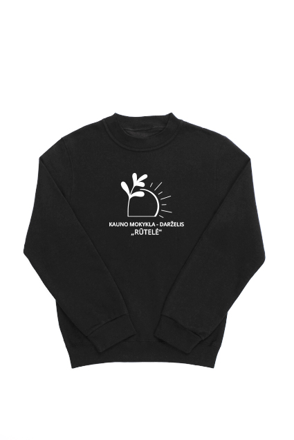 Kauno mokyklos-darželio "Rūtelė" džemperis, juodas