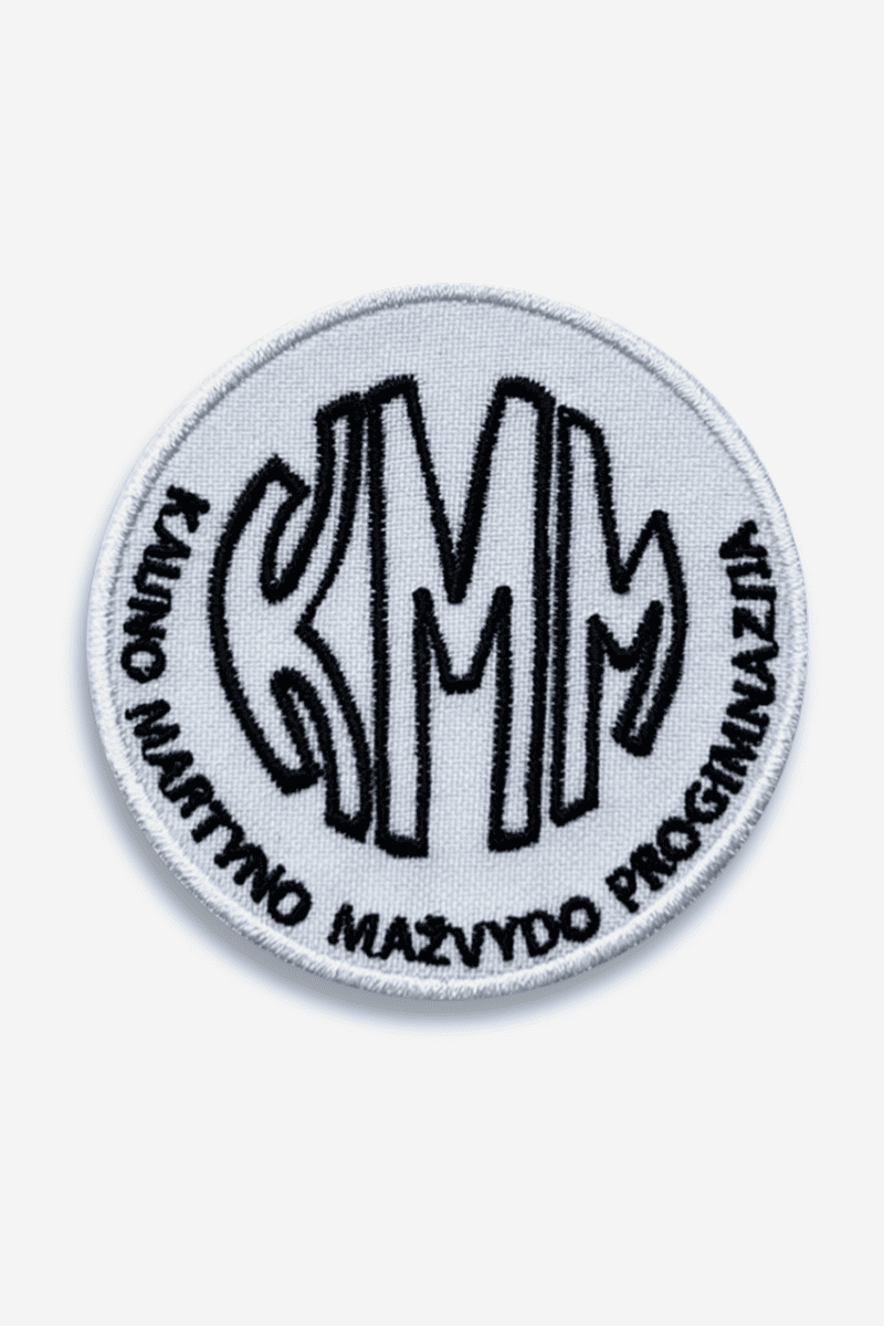 Kauno Martyno Mažvydo progimnazijos emblema, balta