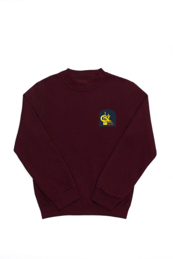 Eišiškių Stanislovo Rapolionio gimnazijos džemperis, bordo