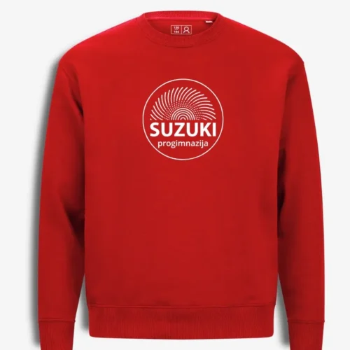 Kauno Suzuki progimnazijos džemperis, raudonas