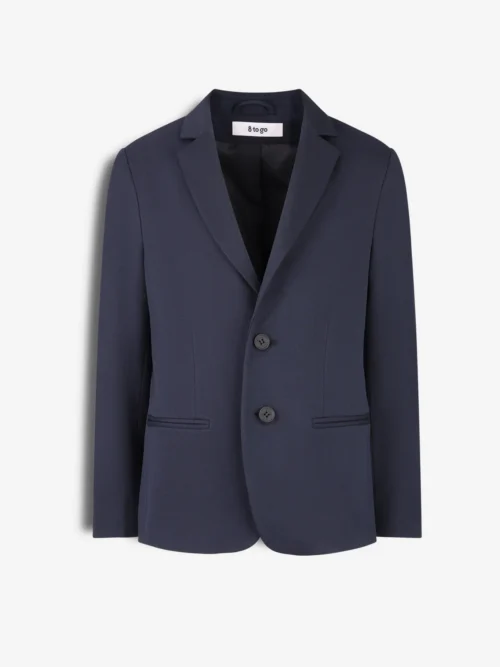 Švarkas mergaitėms, tamsiai mėlynas