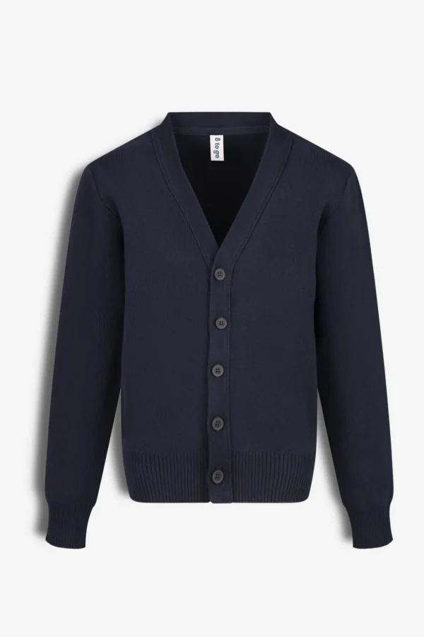 Kardiganas_mergaitėms_merginoms_berniukams_vaikinams_tamsiai_mėlyna_megztinis_su sagom_uniforma_vaikams_mokykloms (2) Megztinis berniukams, mėlynas
