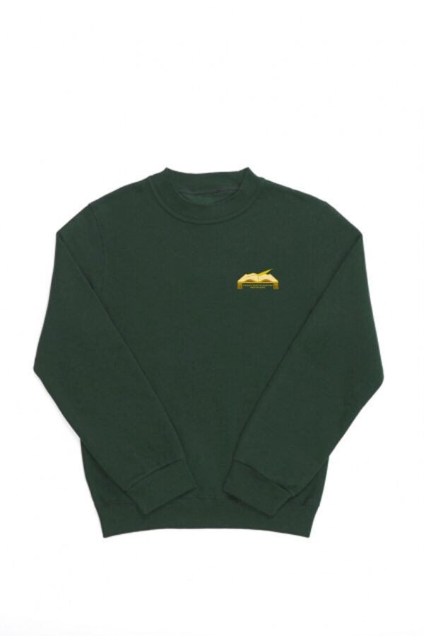 Vilniaus Martyno Mažvydo progimnazijos džemperis, žalias Vilniaus Martyno Mažvydo progimnazijos džemperis, žalias