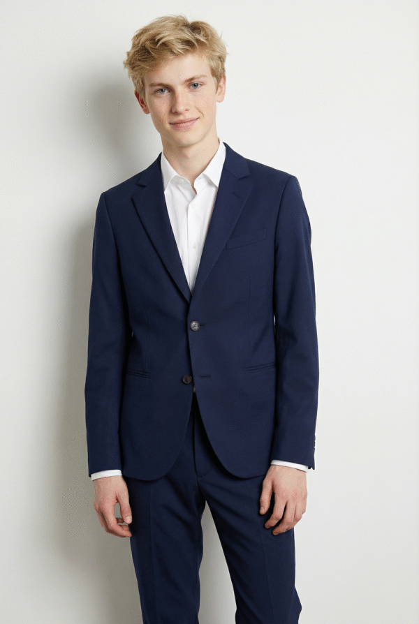 Švarkas_vaikinams_uniforma_mėlyna (2) Švarkas vaikinams, tamsiai mėlynas