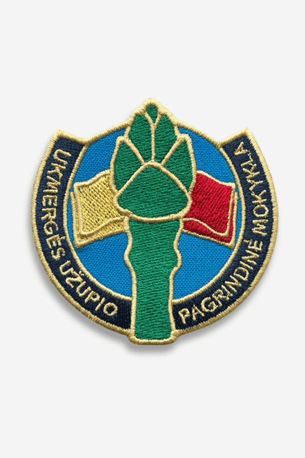 Ukmergės Užupio pagrindinės mokyklos emblema Ukmergės Užupio pagrindinės mokyklos emblema