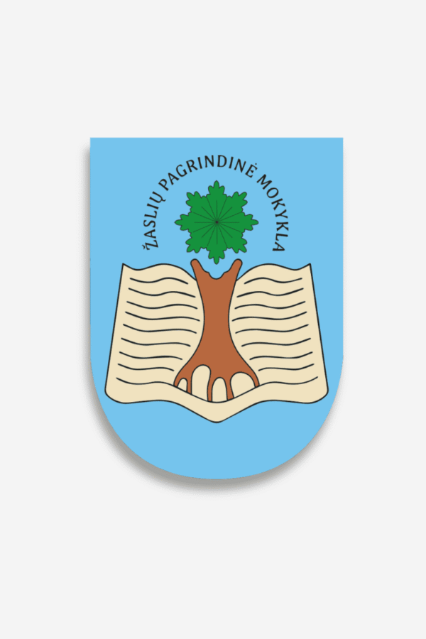 Kaišiadorių r. Žaslių pagrindinės mokyklos emblema