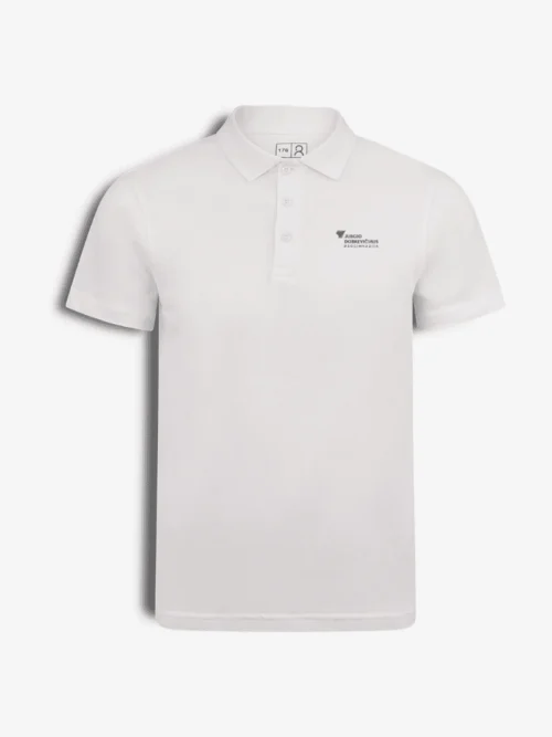 Kauno J. Dobkevičiaus progimnazijos polo marškinėliai, balta