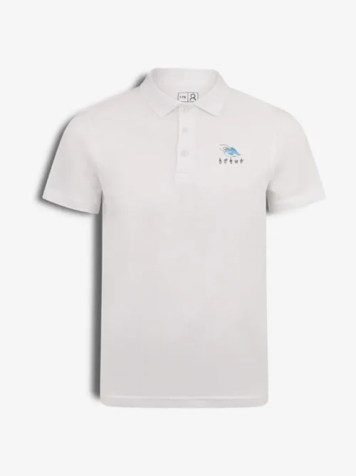 Kauno Prano Daunio ugdymo centro polo marškinėliai, balta