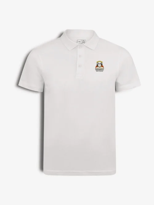 Marijampolės Jono Totoraičio progimnazijos polo marškinėliai, balti