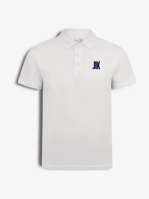 Vilniaus Juzefo Ignacijaus Kraševskio gimnazijos polo marškinėliai, balta