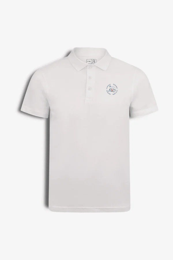 Vilniaus Seskines pradines mokyklos polo marskineliai Vilniaus Šeškinės pradinės mokyklos polo marškinėliai, balta