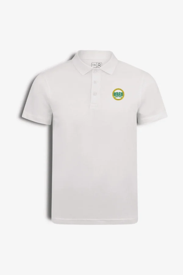 Vilniaus Sofijos Kovalevskajos progimnazijos polo marškinėliai, balta