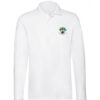 20251122_rieses_gimnazijos_polo Riešės gimnazijos polo marškinėliai ilgomis rankovėmis, balta