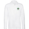 20251122_rieses_gimnazijos_polo Riešės gimnazijos polo marškinėliai ilgomis rankovėmis, balta