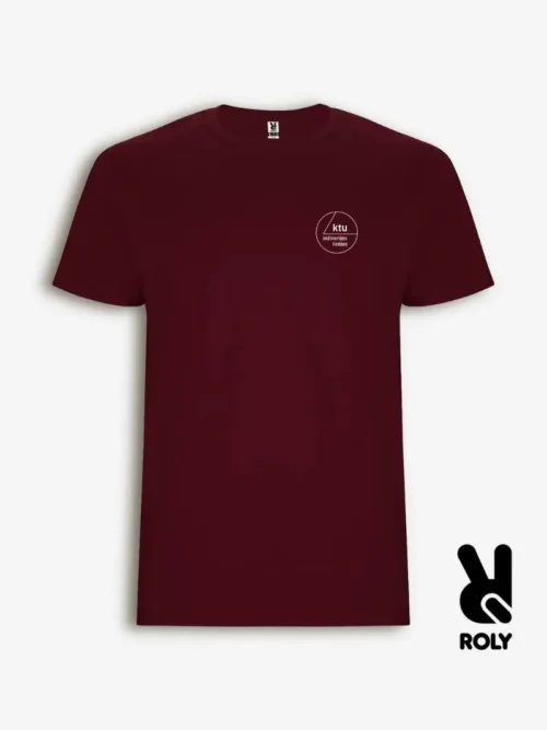 KTU Inžinerijos licėjaus marškinėliai, bordo