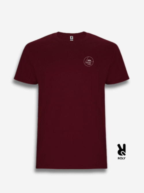 KTU Inžinerijos licėjaus marškinėliai, bordo