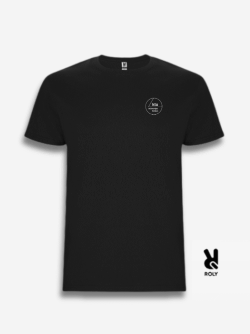 KTU Inžinerijos licėjaus marškinėliai, juoda