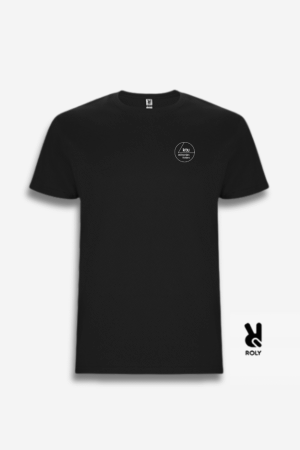 KTU Inžinerijos licėjaus marškinėliai, juoda