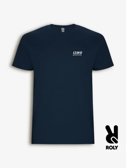 LSMU gimnazijos marškinėliai, mėlyna