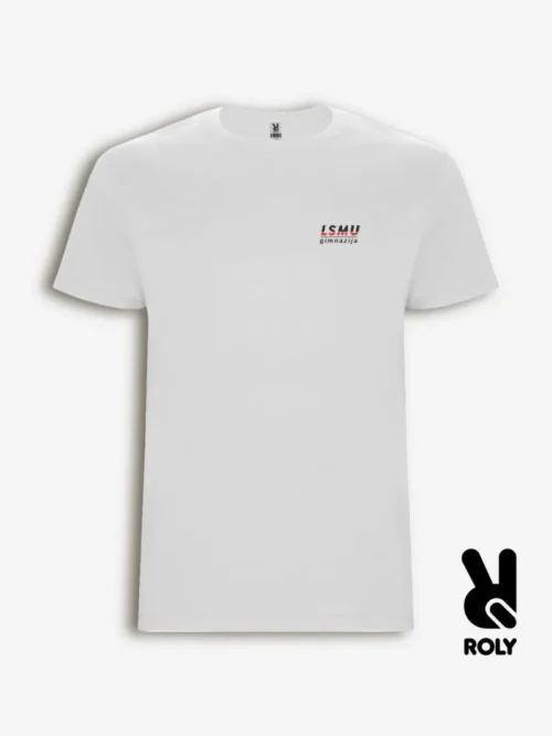 LSMU gimnazijos marškinėliai, balta