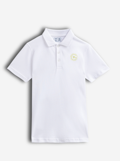 Kauno V. Adamkaus polo marškinėliai, balta