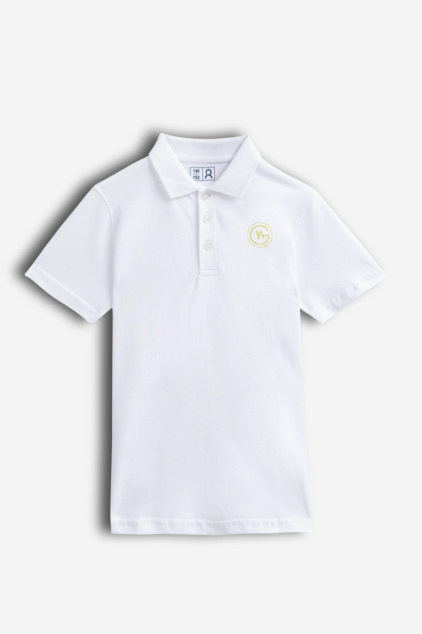 Kauno V. Adamkaus polo marškinėliai, balta