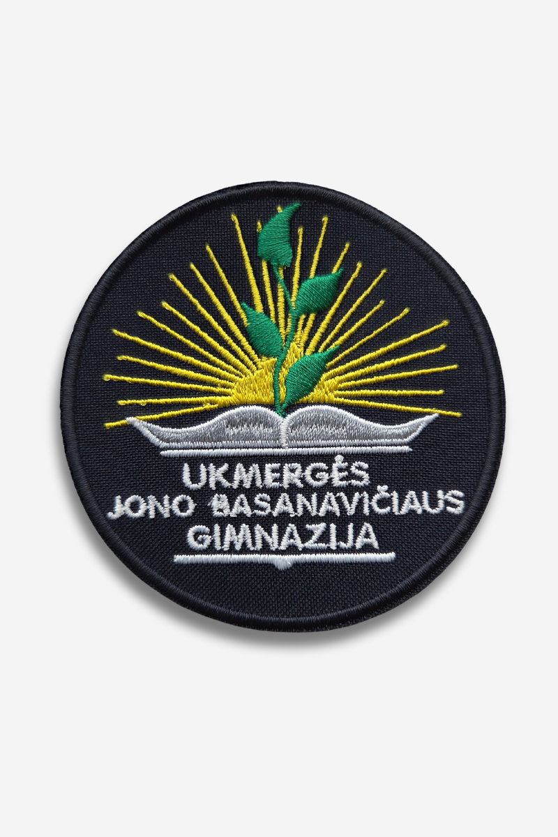 Ukmergės J. Basanavičiaus gimnazijos emblema Ukmergės Jono Basanavičiaus gimnazijos emblema