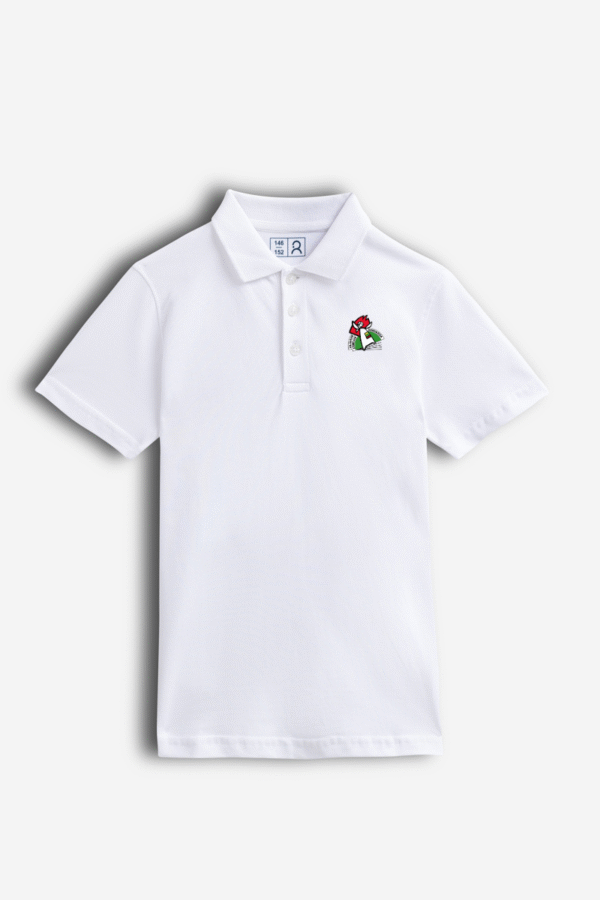 Vilniaus Gabijos gimnazijos polo marškinėliai (2) Vilniaus Gabijos gimnazijos polo marškinėliai, balta