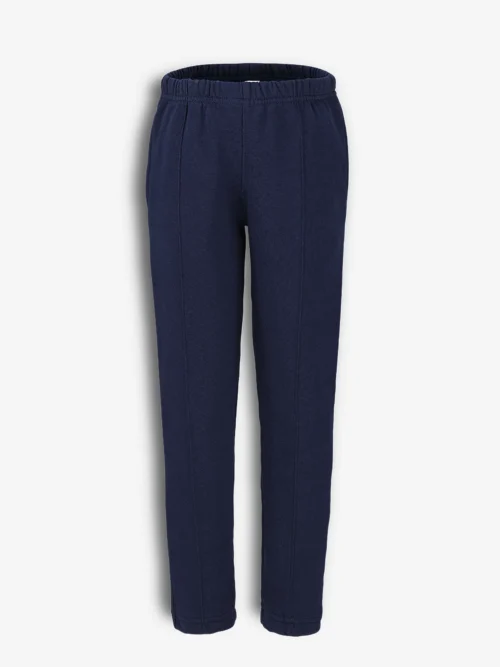 Šiltos kelnės su guma berniukams, tamsiai mėlynos