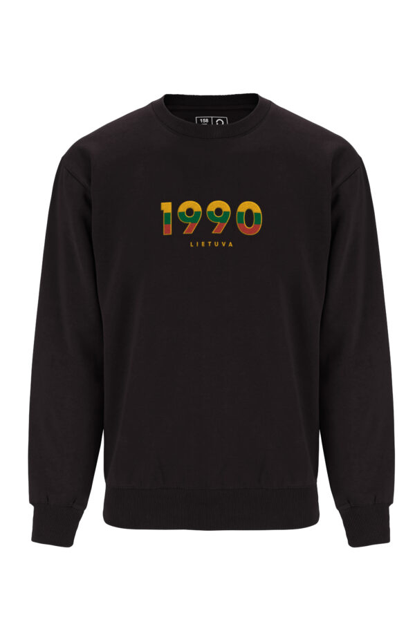 1990 džemperis juodas 1990 - Mano Lietuva džemperis