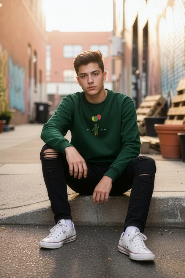 GREEN MODEL 5 LAISVĖS ŠVENTĖ - Mano Lietuva džemperis