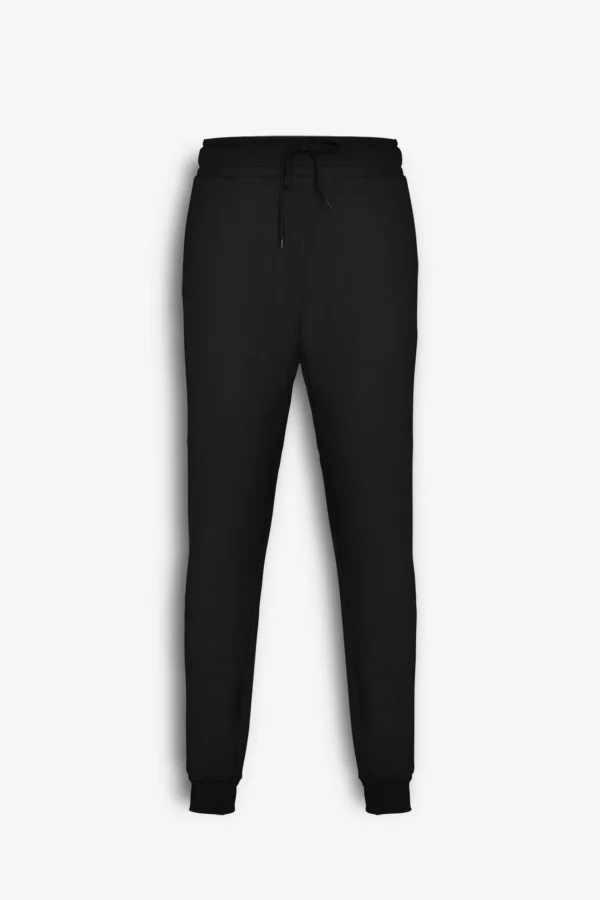 Sportinės kelnes juodos Trikotažinės sportinės kelnės, juodos