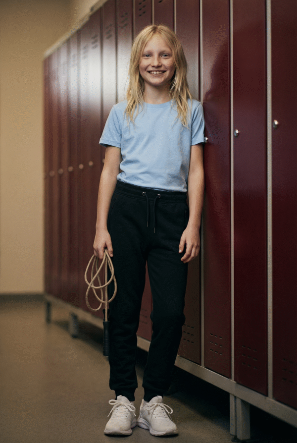 Sportinės_kelnės_mergaitėms_laisvalaikis_uniforma_8togo (1) Trikotažinės sportinės kelnės, juodos