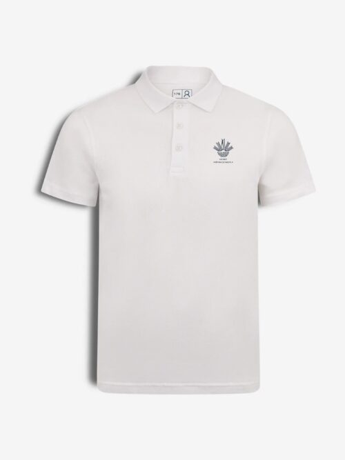 Kauno Vaišvydavos mokyklos polo marškinėliai, balta