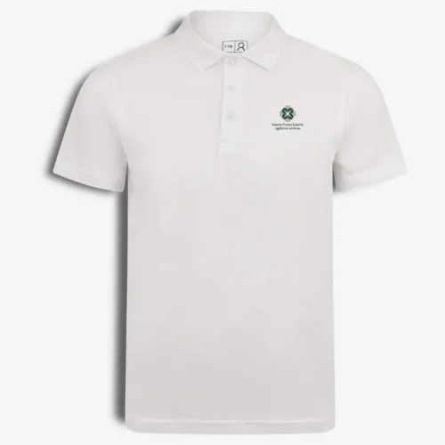 Kauno Prano Daunio ugdymo centro polo marškinėliai, balta